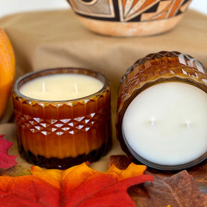 7oz autumn glass vessel side view