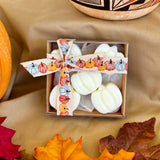 Pumpkin shaped autumn wax melts