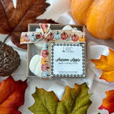 Pumpkin shaped fall wax melt autumn apple