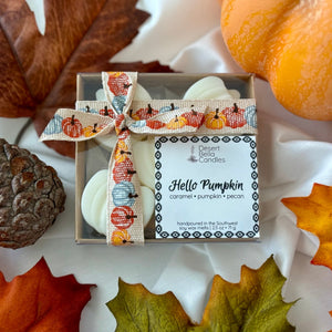 Fall pumpkin shaped wax melts