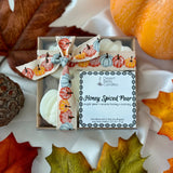 Pumpkin shaped fall wax melt honey spiced pear